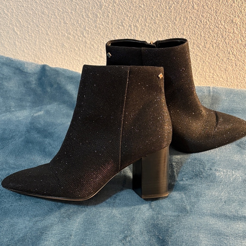 Kate Spade Elegant Black Ankle Boots